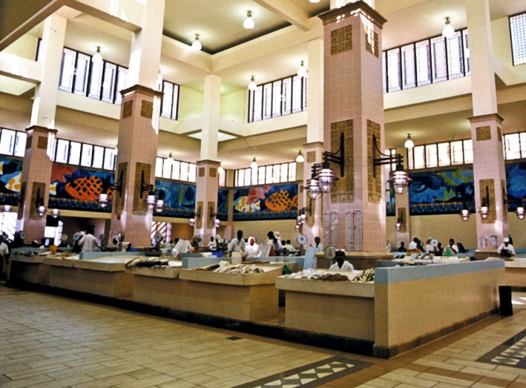 Hand Painted Glazed Tile Murals Al-Seef Markets Kuwait