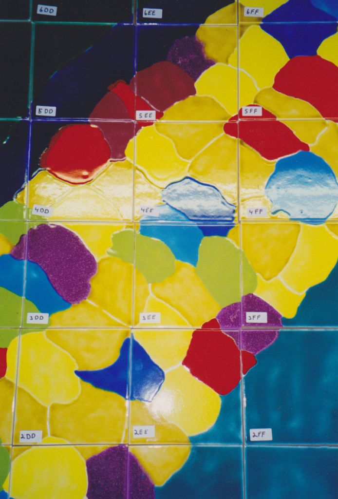 S-Mart Supermarkets / Juarez Mexico / Hand painted Glazed Tile Murals