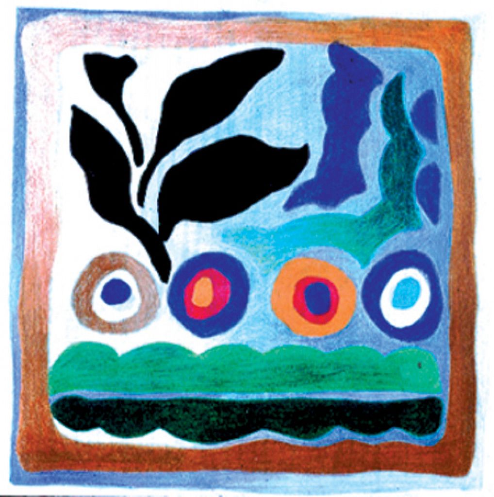 Broward Center / Hand Painted Glazed Tile