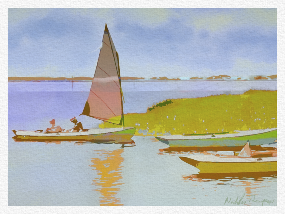 sailboats · Nicholas Thompson