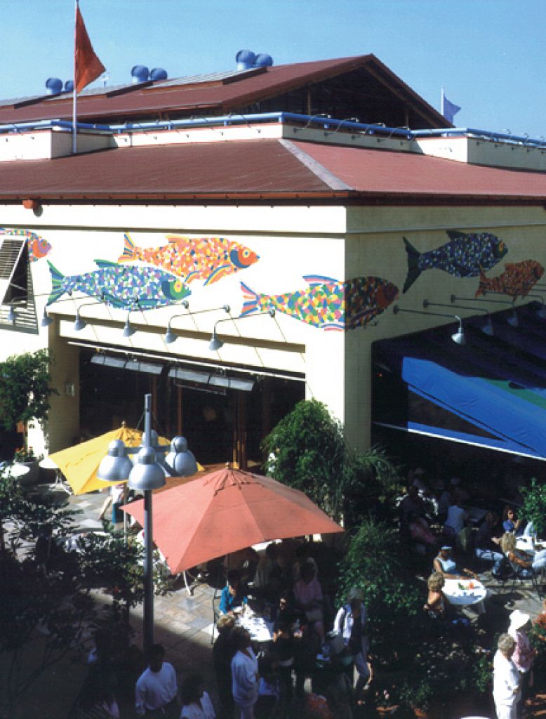 Century City Marketplace / Hand Painted Mural